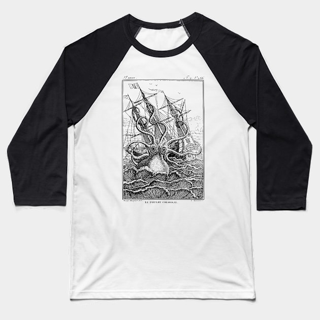 The Kraken Baseball T-Shirt by OHH Baby